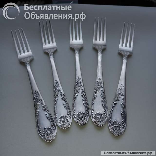 Вилки мельхиоровые СССР 1950г