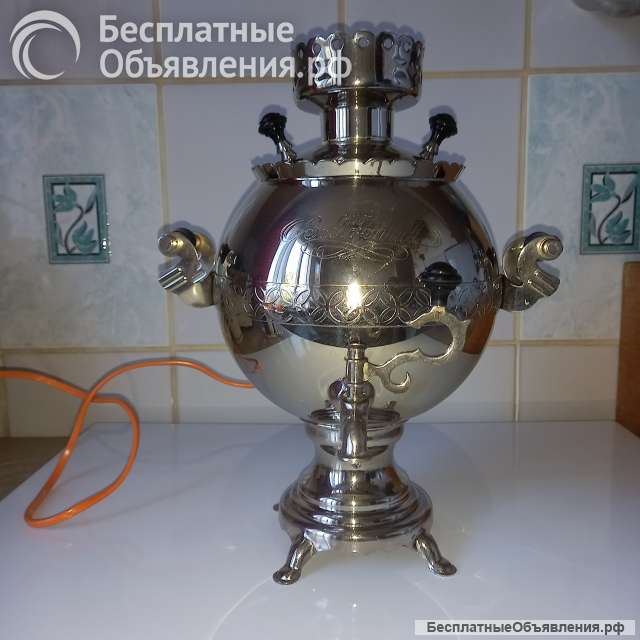 Электросамовар Волжанин. СССР.