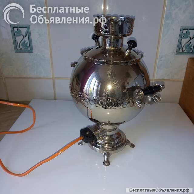 Электросамовар Волжанин. СССР.