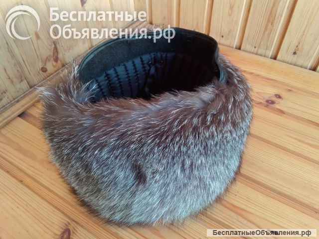 Шапка женская из песца