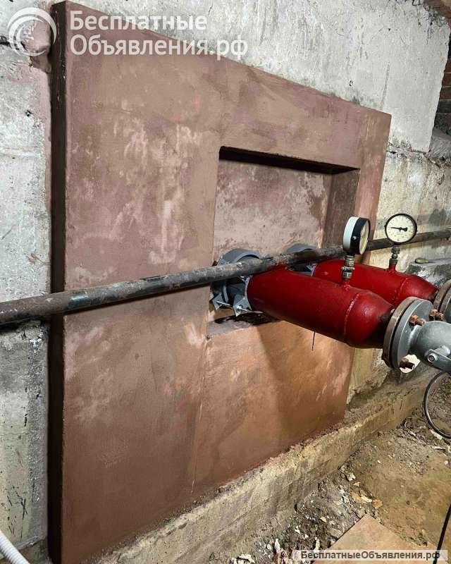 Герметизация ввода теплосети (гидрозатвор, герметичная перегородка, герметизация отопления)