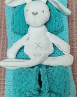 Плед вязаный ручной работы