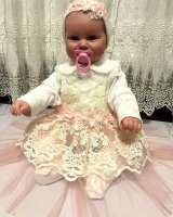 Платье-комбинезон для новорожденных