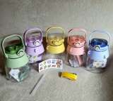 Бутылка термос детская для воды с трубочкой