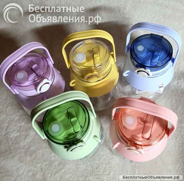 Бутылка термос детская для воды с трубочкой