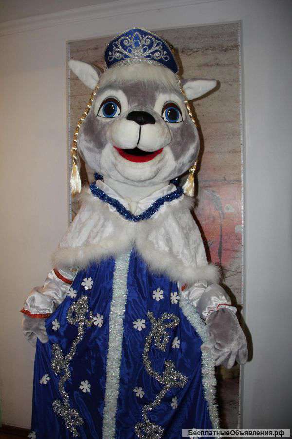 Ростовая кукла Коза “Снегурочка” заказ на новый год в Самаре