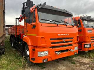 Бортовой автомобиль КАМАЗ 65115-48 с КМУ KS 1256G-II