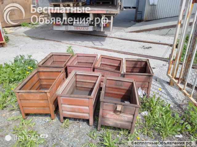 Тара, ящики, мульды, металлические 620х420х420мм