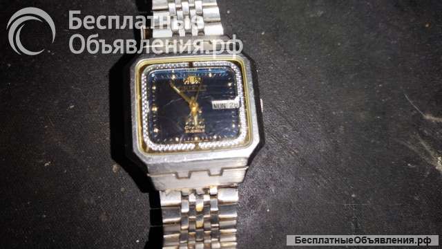 Мужские наручные часы механические Orient восьмидесятых годов