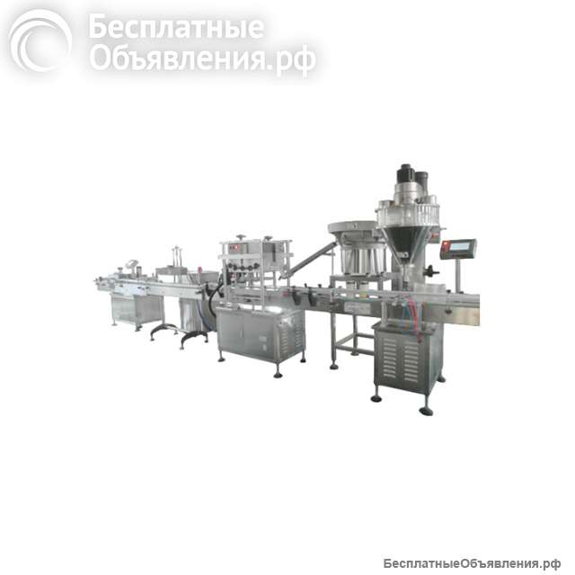 Линия для фасовки порошковой продукции в банки (с укупоркой) YF-FG
