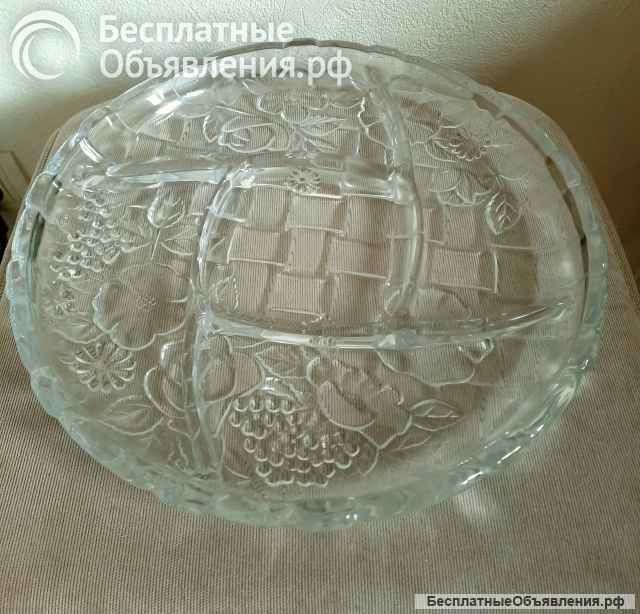 Менажница стеклянная Royal Glear Napoli, Япония