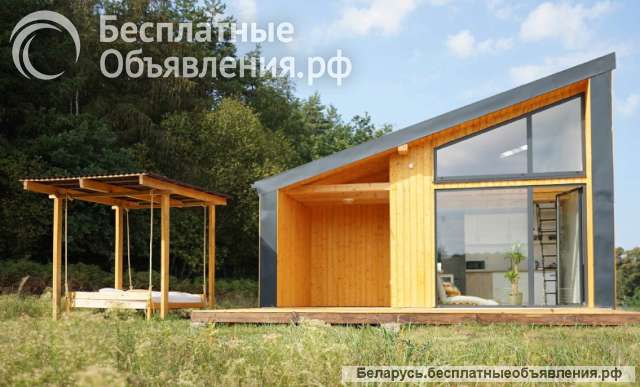 Современный барнхаус 6х6 м