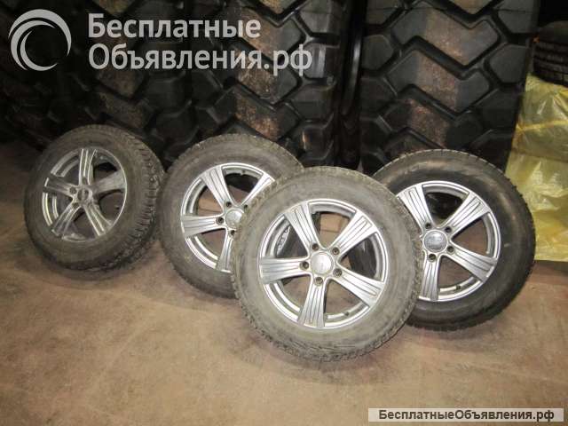 Комплект зимних колес R15 (шипованные шины + диски)