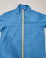 Cafe Luna Men's 2XL Caribbean Turquoise Button Dow