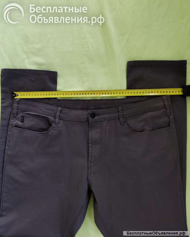 Jachs NEW york Dark Grey Stretch Satee Pant 40/34