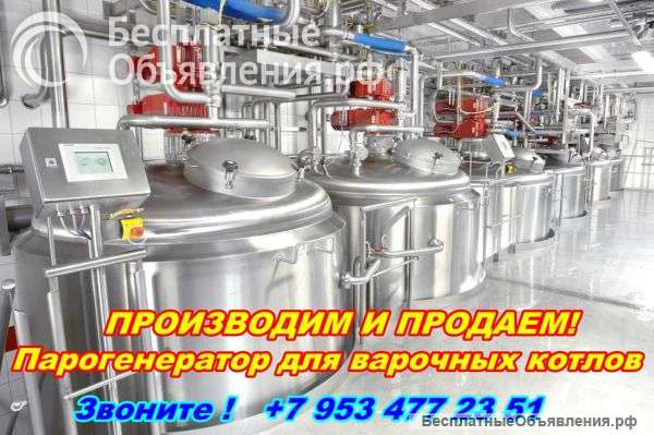 Парогенератор для пищевого производства