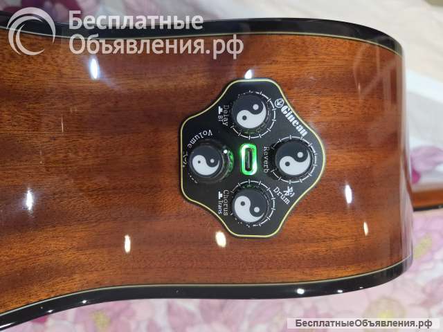 Трансакустическая гитара массив ели