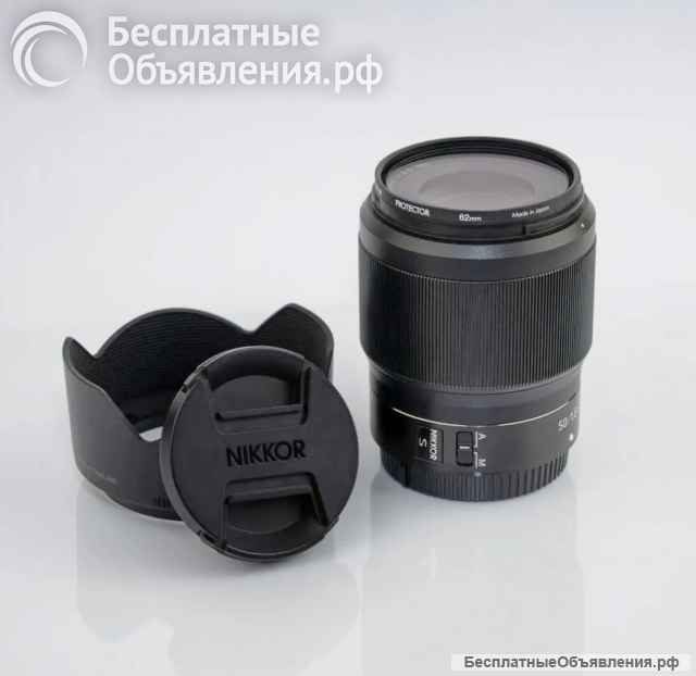 Nikon Z 50 mm 1.8 S + фильтр