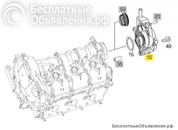 Насос вакуумный A2722300565 Mercedes