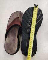 Clarks Men's Tan Leather Flip Flop Sandal EU 44.5