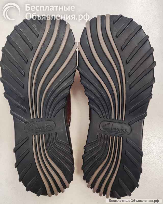 Clarks Men's Tan Leather Flip Flop Sandal EU 44.5