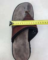 Clarks Men's Tan Leather Flip Flop Sandal EU 44.5