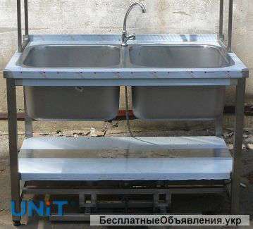 Ванна мийна кухонна з нержавіючої сталі