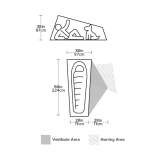 Одноместная палатка Big Agnes Copper Spur UL1. Новая в упак. Походный вес 0,91 кг