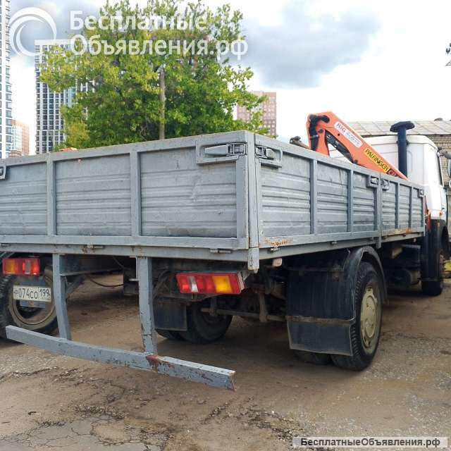 Кран манипулятор автомобильный с КМУ Палфингер М6 МАЗ 53303 240