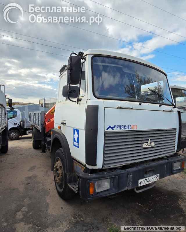 Кран манипулятор автомобильный с КМУ Палфингер М6 МАЗ 53303 240