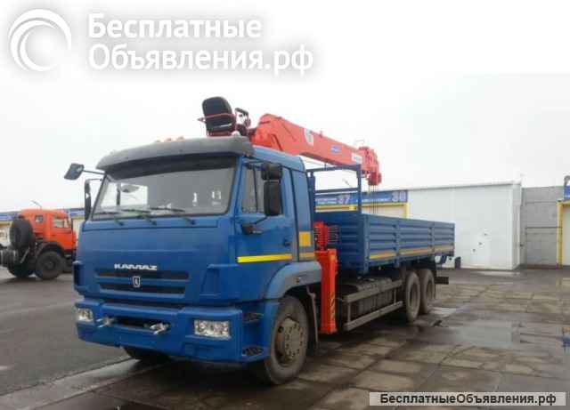 Аренда Гидроманипулятор Манипулятор Камаз Вездеход 10 тонн + (автовышка 23 м)