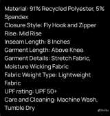 All in Motion Men's Travel Shorts Light Gray L/XL/36