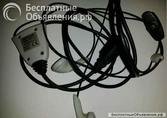 Наушники Nokia hds-3 для очень древних телефонов Nokia Полностью рабочие