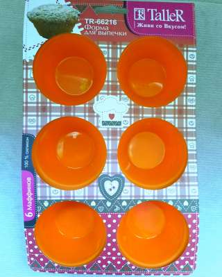 Форма для выпечки TalleR TR-66216, 6 маффинов