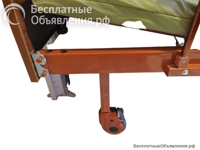 Кровать для лежачих больных Мед-Мос Е-17В (ММ-1024Д-06), с матрасом