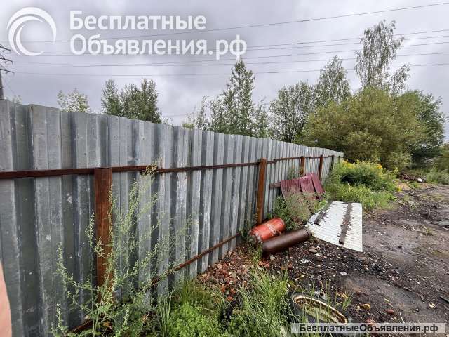 Бочка 8м, Вагончик 6м, Забор металлический