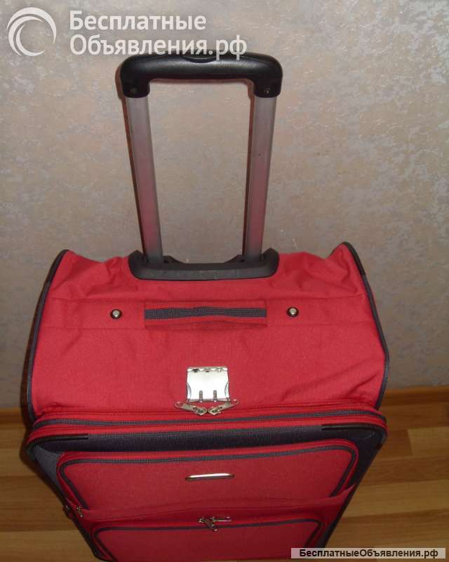 Чемодан дорожный тканевый на колёсах "L. Lambertazzi"