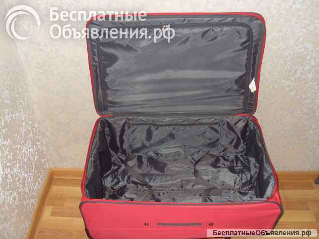 Чемодан дорожный тканевый на колёсах "L. Lambertazzi"