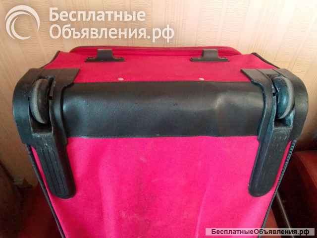 Чемодан дорожный тканевый на колёсах "L. Lambertazzi"