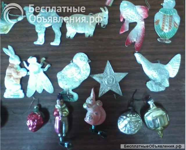Ёлочные игрушки СССР (раритет, ретро, винтаж)