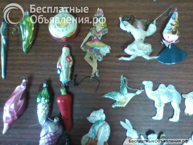 Ёлочные игрушки СССР (раритет, ретро, винтаж)