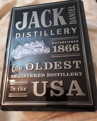 Подарочный набор Jack Daniels пустая коробка рельефная +2 новых бокала для виски сайт Авито