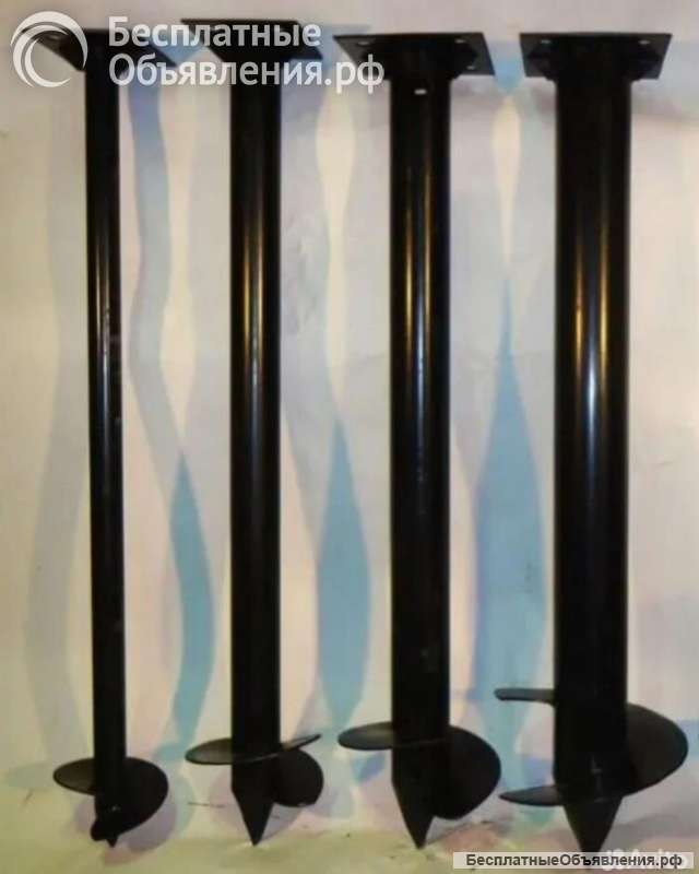 Опоры освещения на винтовых сваях