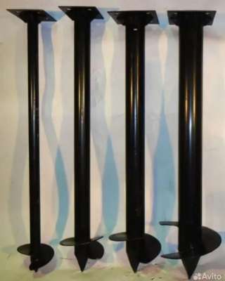 Опоры освещения на винтовых сваях