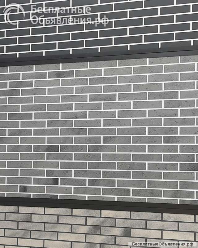 Гибкий кирпич на сетке с защитной пленкой