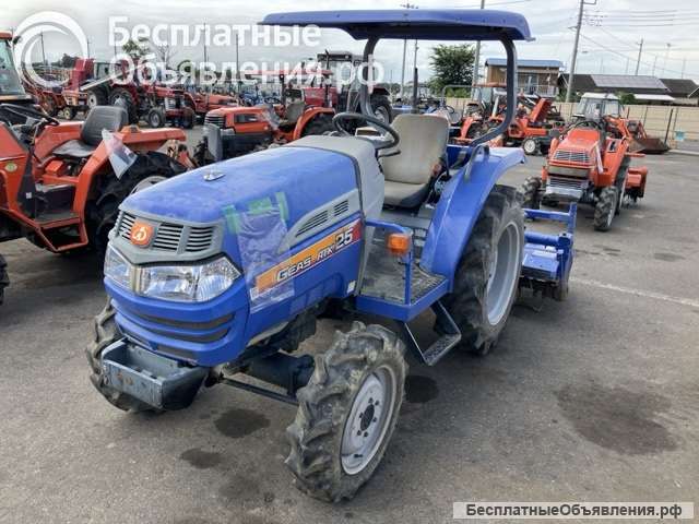 Минитрактор с/х Iseki Geas ATK25 4х4 крыша фреза наработка 1606