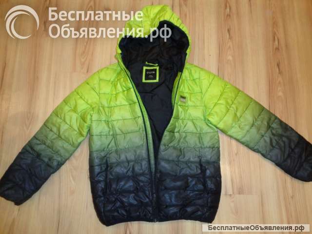 Теплая куртка для мальчика зима-осень 152 см на 11-12 лет