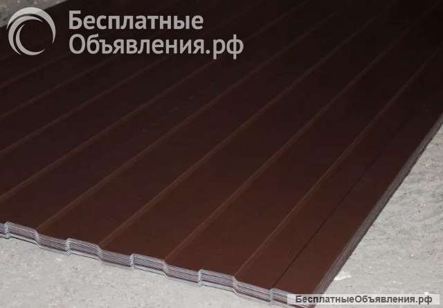 Профнастил некондиция шоколад по 1,70м