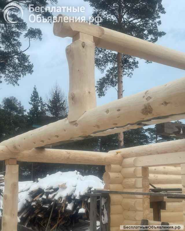 Бани из кедра ручной рубки продажа от производителя