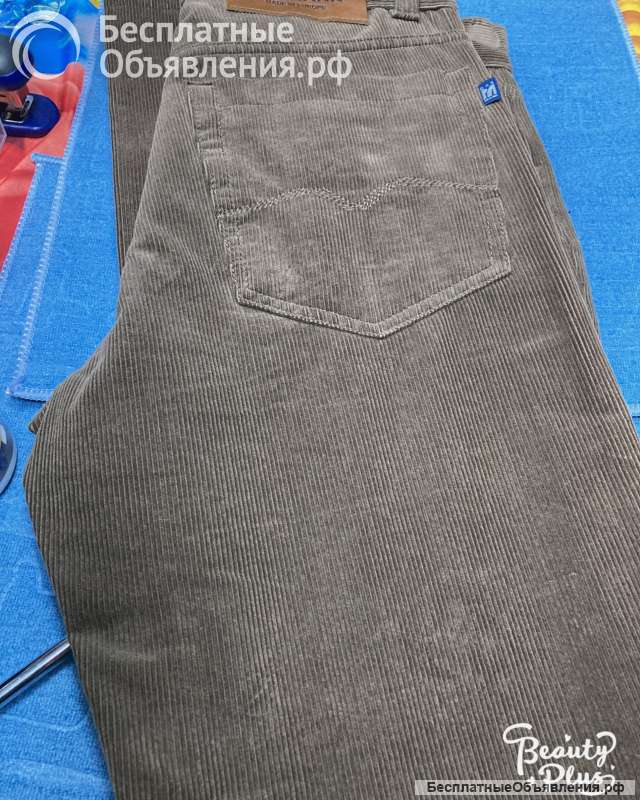 Брюки м Bi-Str вельвет 46,5/182 Новые